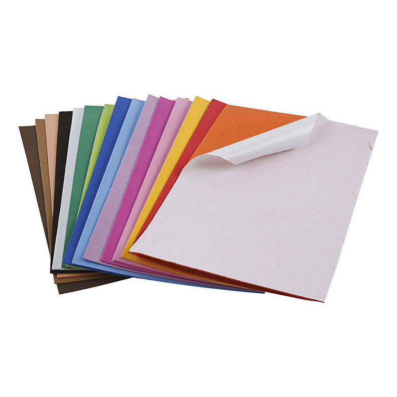 ギャラリービューアに画像をロードする, Creativ company zelfklevende foam a4 vellen - 15 kleuren - 30st