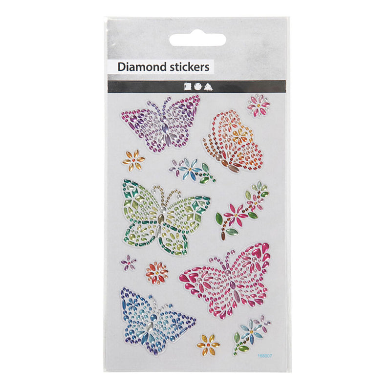 Load image into Gallery viewer, Creativ company diamant stickers vlinder, 1 vel
