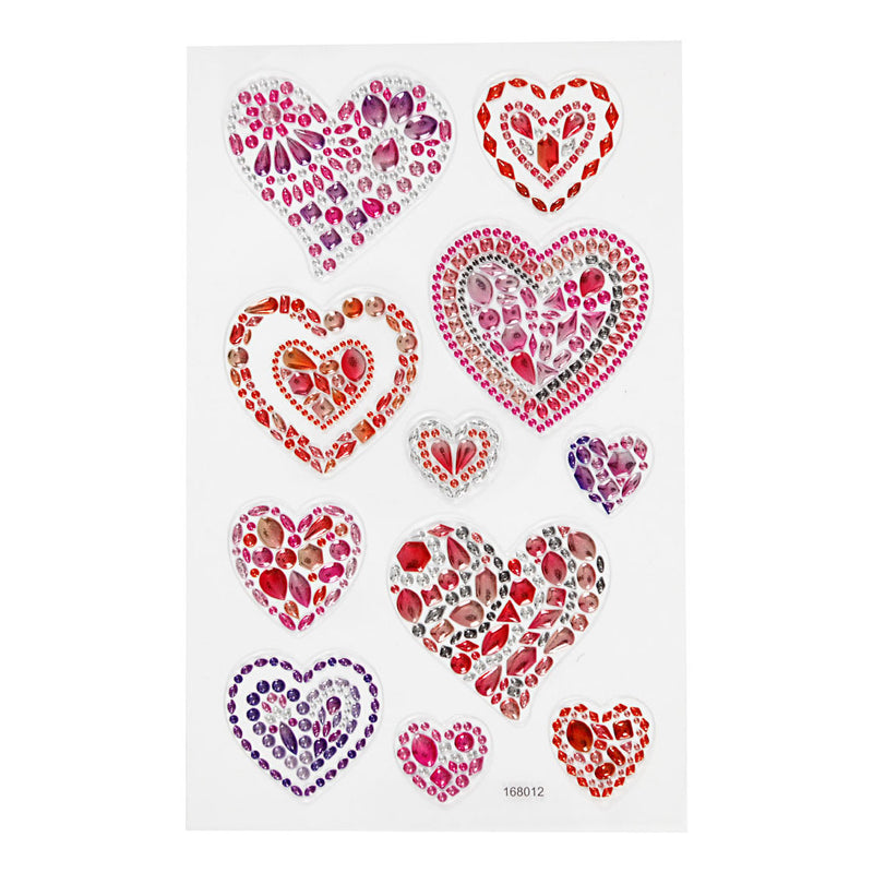 Load image into Gallery viewer, Creativ company diamant stickers harten, 1 vel