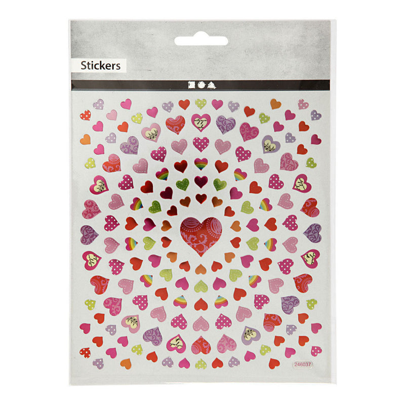 Afbeelding laden in galerijviewer, Creativ company stickers kleine harten, 1 vel