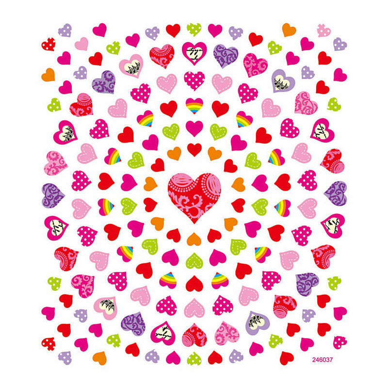 Afbeelding laden in galerijviewer, Creativ company stickers kleine harten, 1 vel