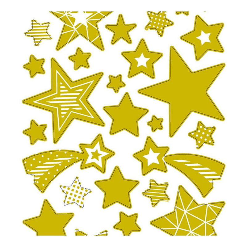 Afbeelding laden in galerijviewer, Creativ company stickers goud sterren, 1 vel