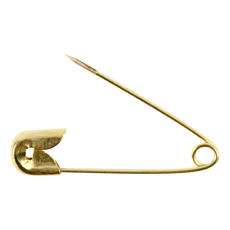 Afbeelding laden in galerijviewer, Creativ company veiligheidsspelden l: 22 mm dikte 0 6 mm goud 100stuks