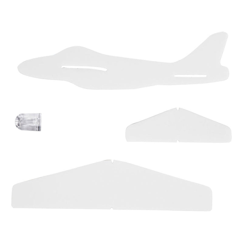 Load image into Gallery viewer, Creativ company https: www.cchobby.nl vliegtuigen-l-19-cm-b-17-5-cm-wit-2-stuk-1-doos