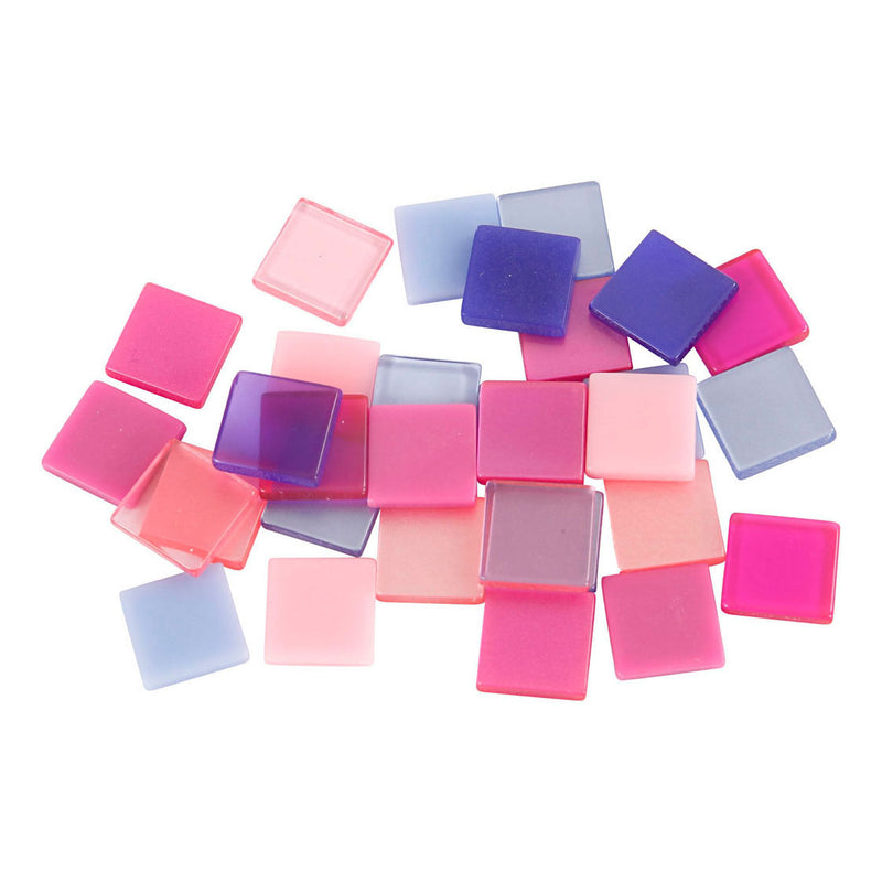 Afbeelding laden in galerijviewer, Creativ company mini mozaiek paars 10x10mm, 25 gram