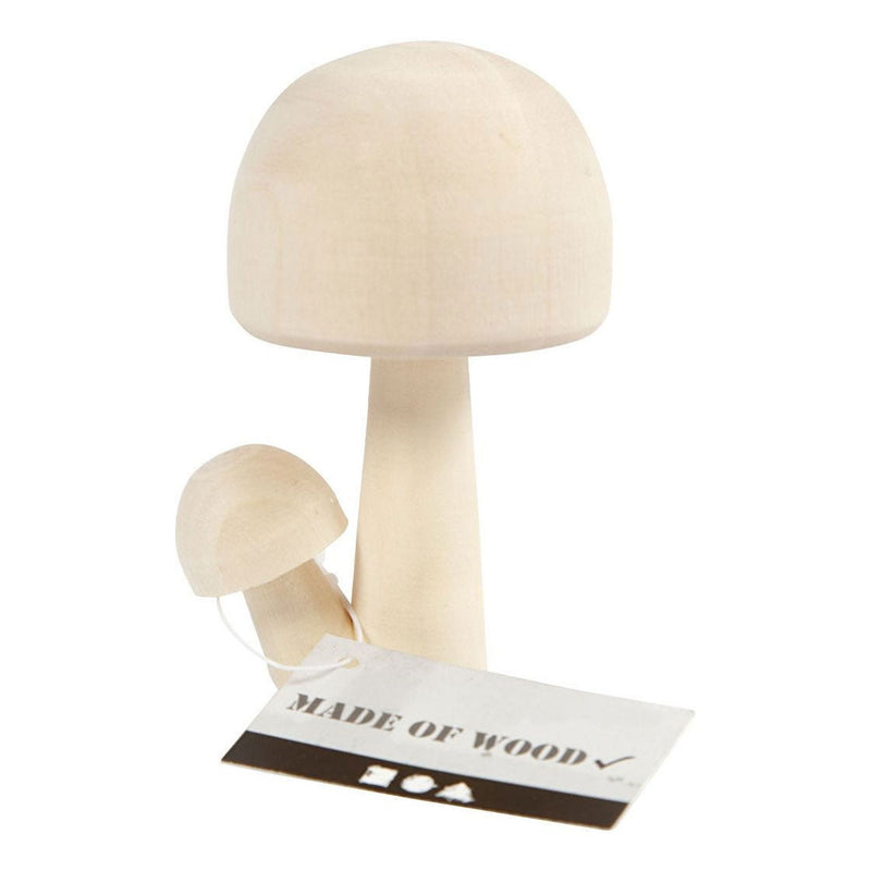 Afbeelding laden in galerijviewer, Creativ company gecombineerde houten paddestoelen
