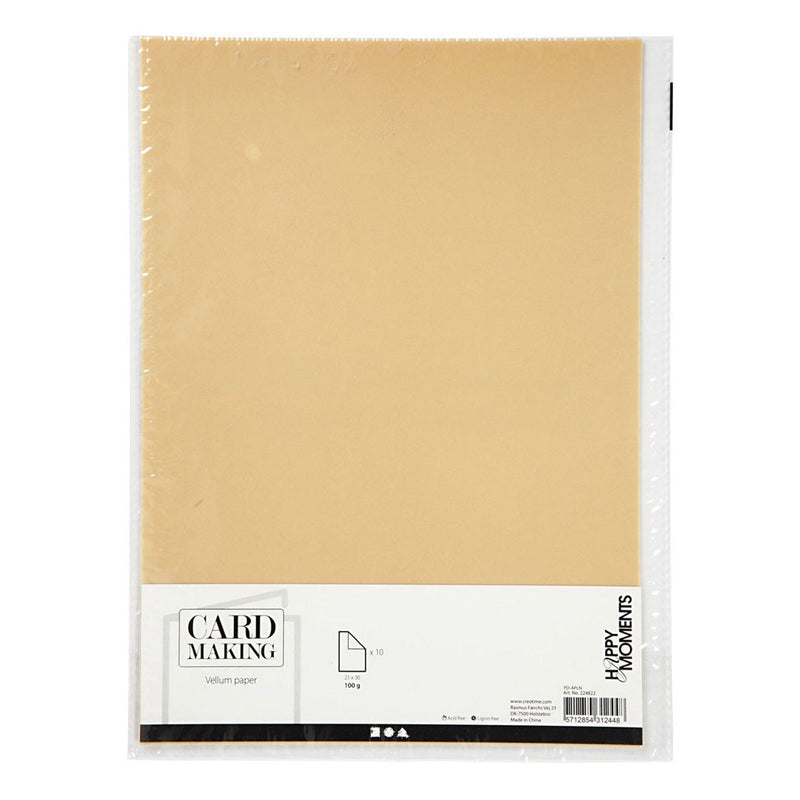 Afbeelding laden in galerijviewer, Creativ company vellumpapier a4 naturel, 10 vellen