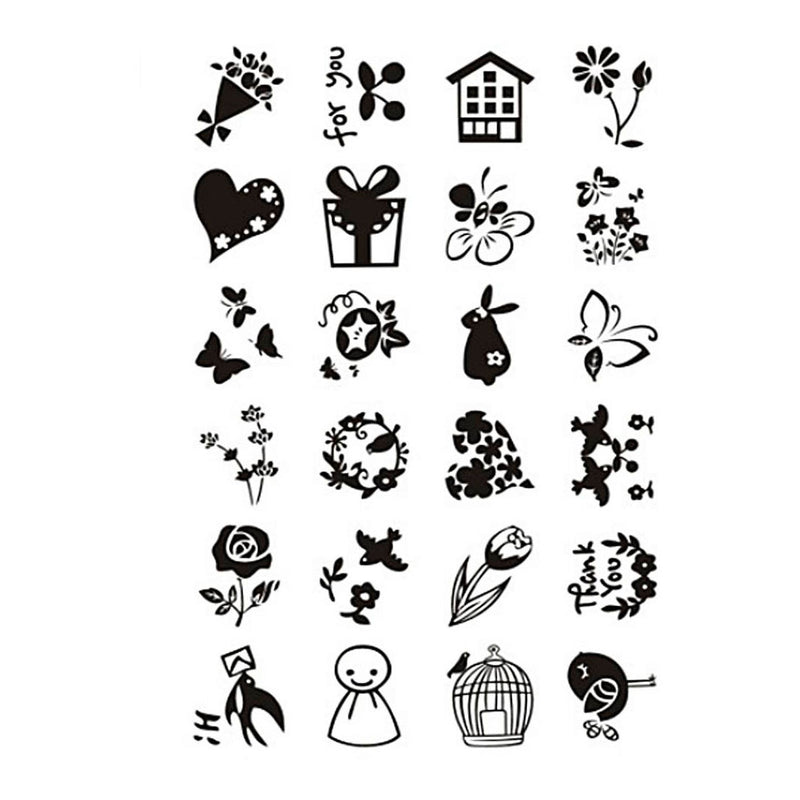 Load image into Gallery viewer, Creativ company silicone stempels kleine lieve groetjes, 1 vel