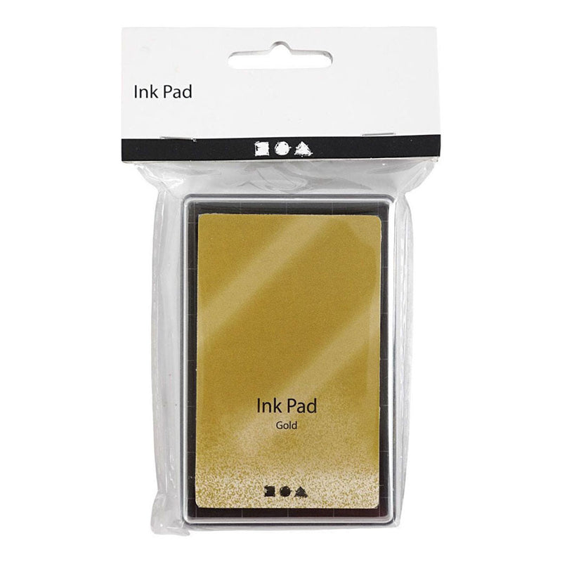 Afbeelding laden in galerijviewer, Creativ company stempelinkt, goud, h: 2 cm, afm 9x6 cm, 1 stuk