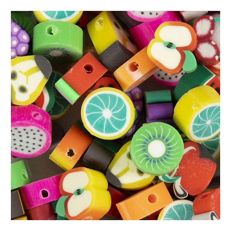 Afbeelding laden in galerijviewer, Creativ company http: www.cchobby.nl figuurkralen-fruit-d-10-mm-gatgrootte-1-5-mm-60-stuk-1-doos