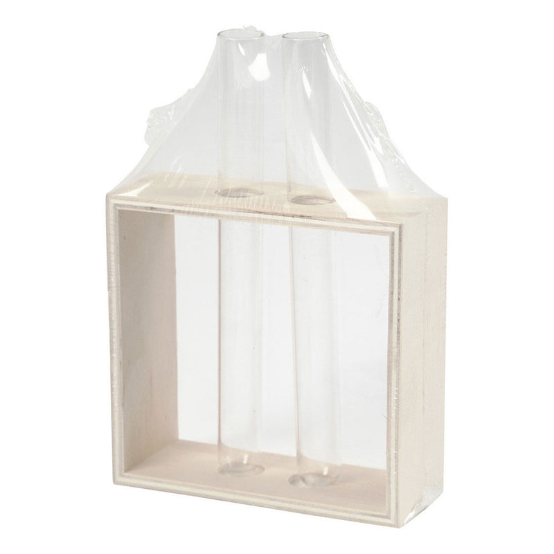 Afbeelding laden in galerijviewer, Creativ company houten rek met reageerbuizen, 3dlg.