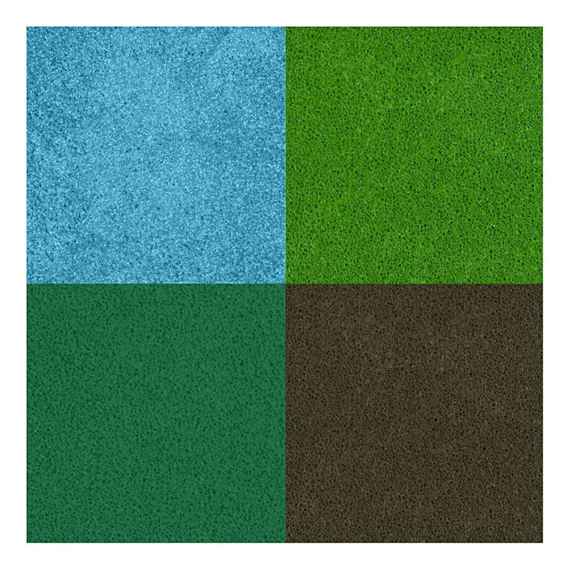 Afbeelding laden in galerijviewer, Creativ company stempelinkt, groen, lichtgroen, olijf, aqua, h: 2 cm, afm 3,5x3,5 cm, 4 stuk 1 doos