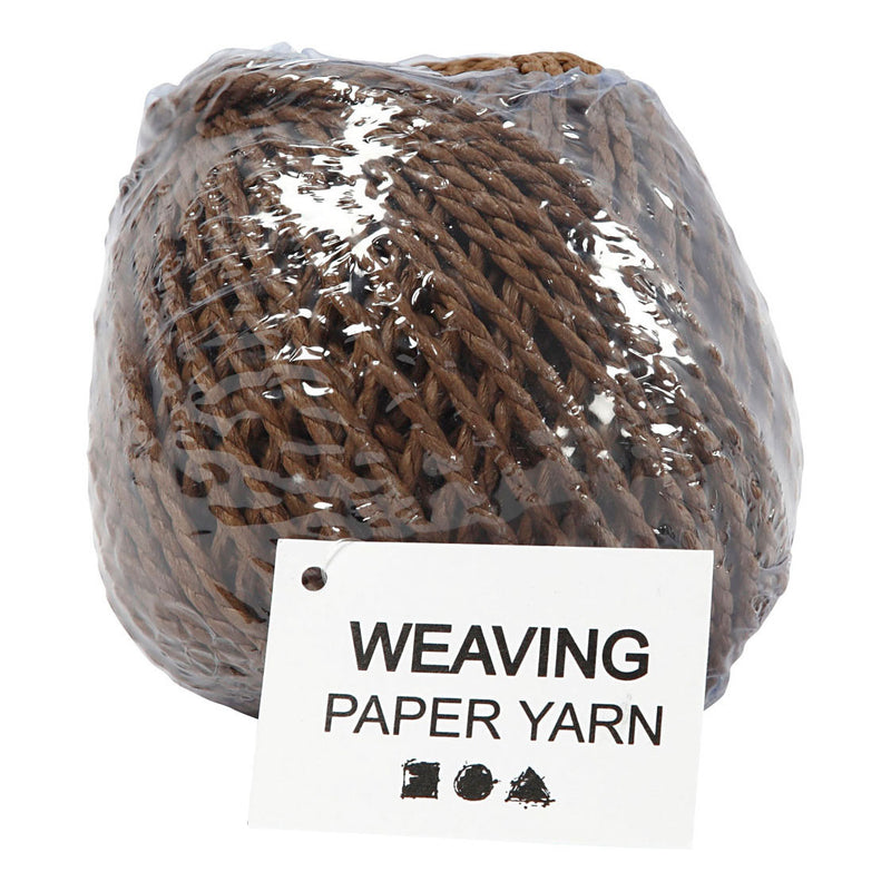 Afbeelding laden in galerijviewer, Creativ company papier garen donkerbruin, 40m