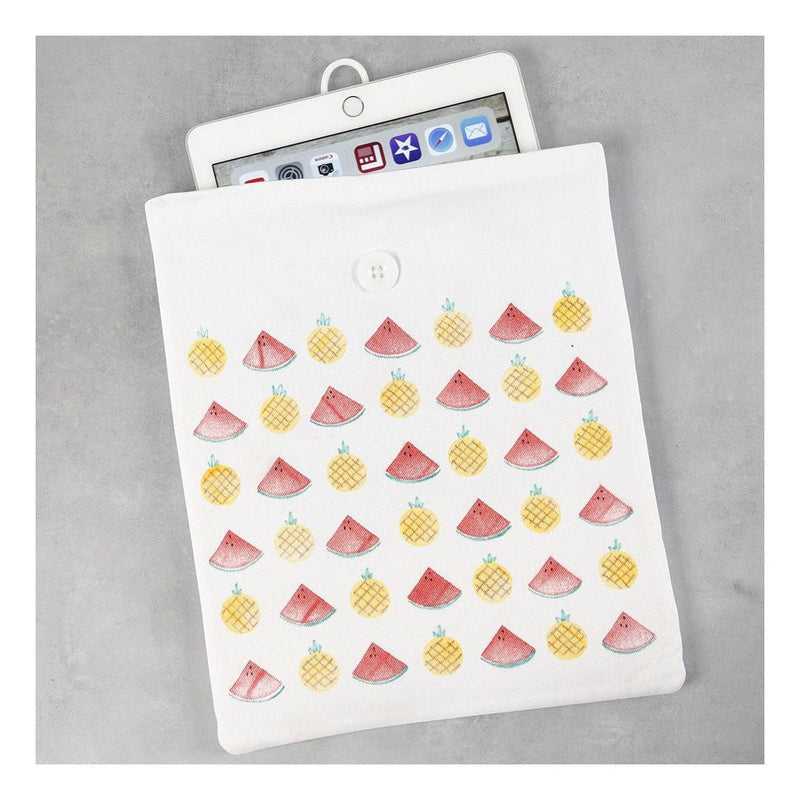 Afbeelding laden in galerijviewer, Creativ company tablet hoes wit, 22x27cm