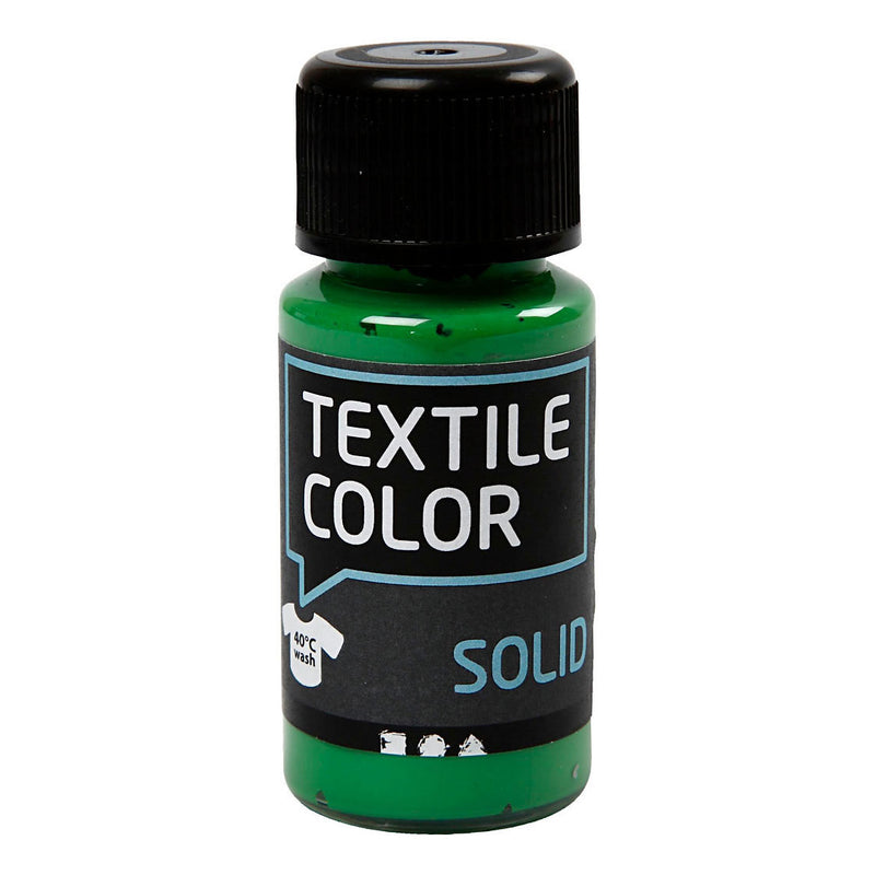 Load image into Gallery viewer, Creativ company textile color dekkende textielverf - briljant groen, 50ml