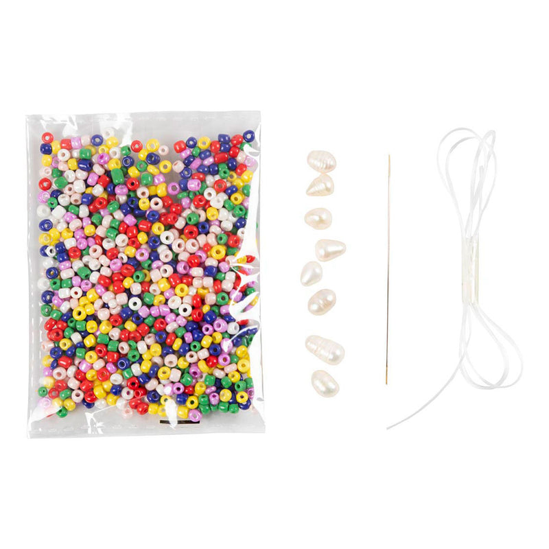 ギャラリービューアに画像をロードする, Creativ company mini hobbyset sieraden zoetwaterparel halskettingen