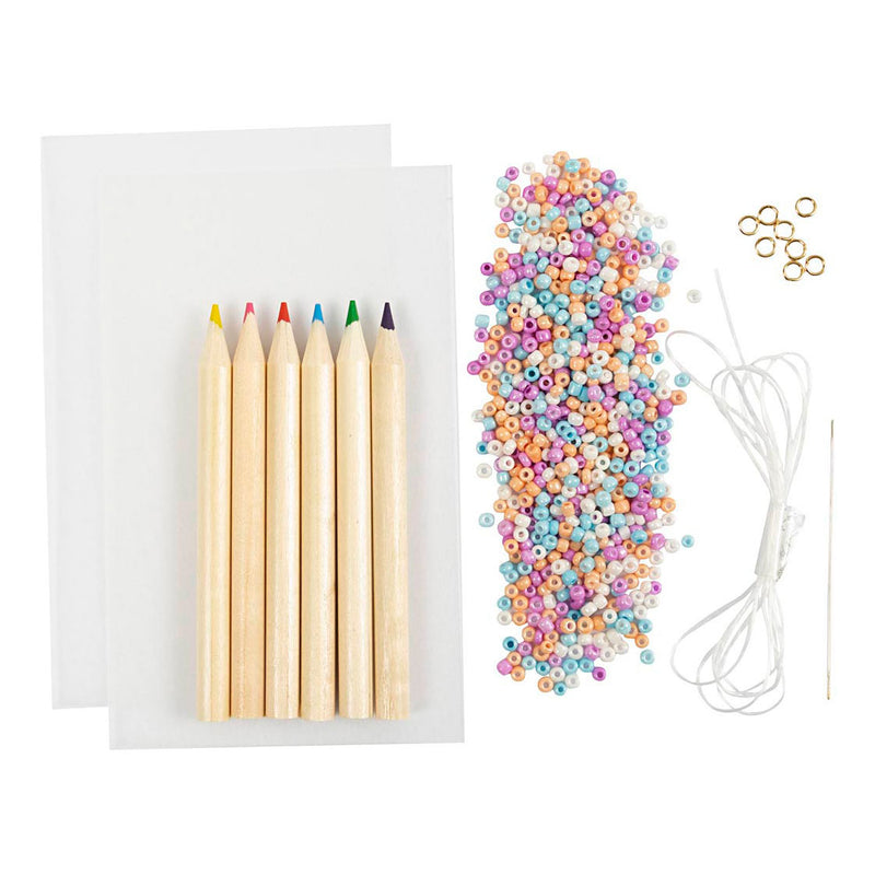 Afbeelding laden in galerijviewer, Creativ company mini hobbyset sieraden krimpfolie armbanden paars