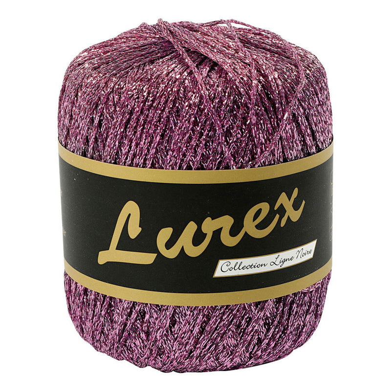 Chargez l'image dans la visionneuse de la galerie, Creativ company lurex glitter garen paars, 160m