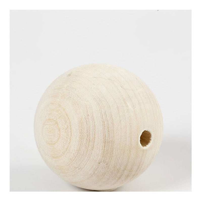 Afbeelding laden in galerijviewer, Creativ company houten kraal 6mm, 3st.