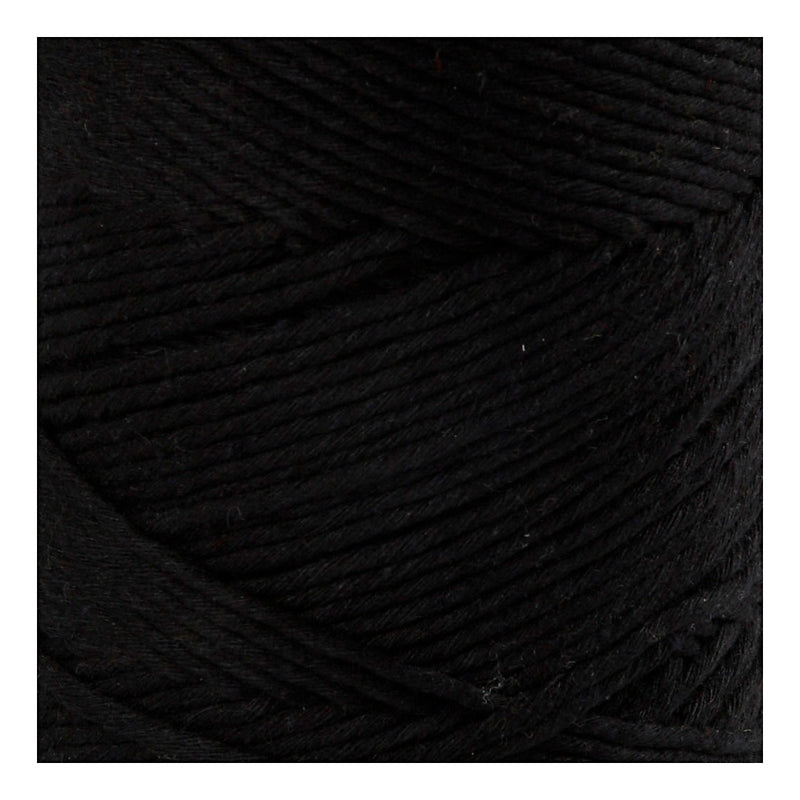 Afbeelding laden in galerijviewer, Creativ company macrame koord zwart, 198m