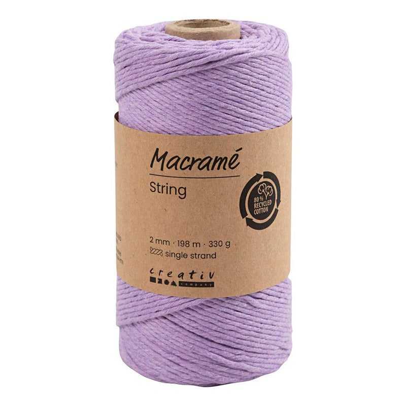 Load image into Gallery viewer, Creativ company macrame koord paars, 198m