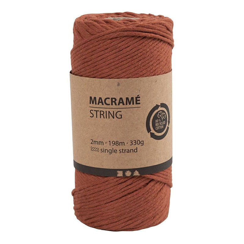 Load image into Gallery viewer, Creativ company macrame koord - burnt orange, 198m
