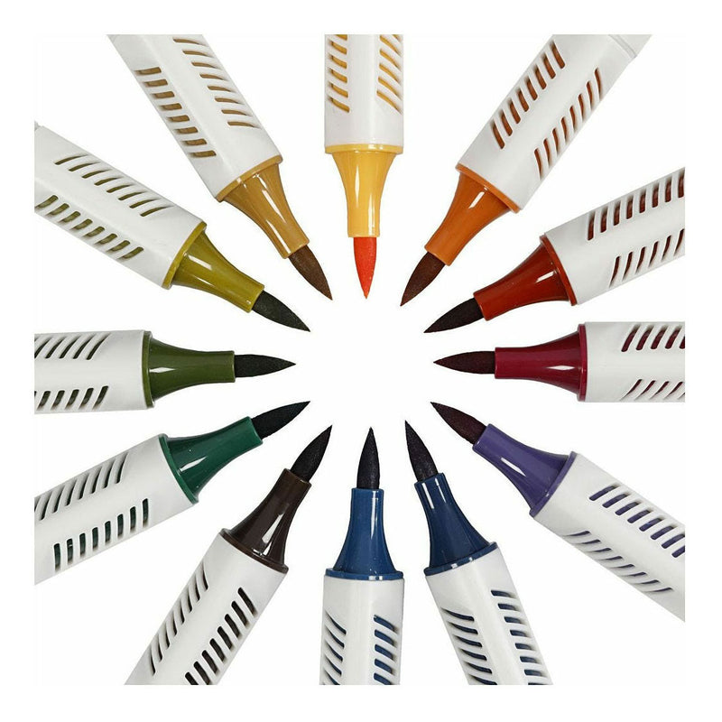Load image into Gallery viewer, Creativ company handletter stiften kleur, 12st. dubbelzijdig