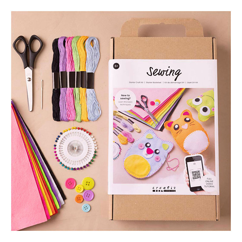 Load image into Gallery viewer, Creativ company https: www.cchobby.nl starter-hobbyset-naaien-teddyberen-1-doos