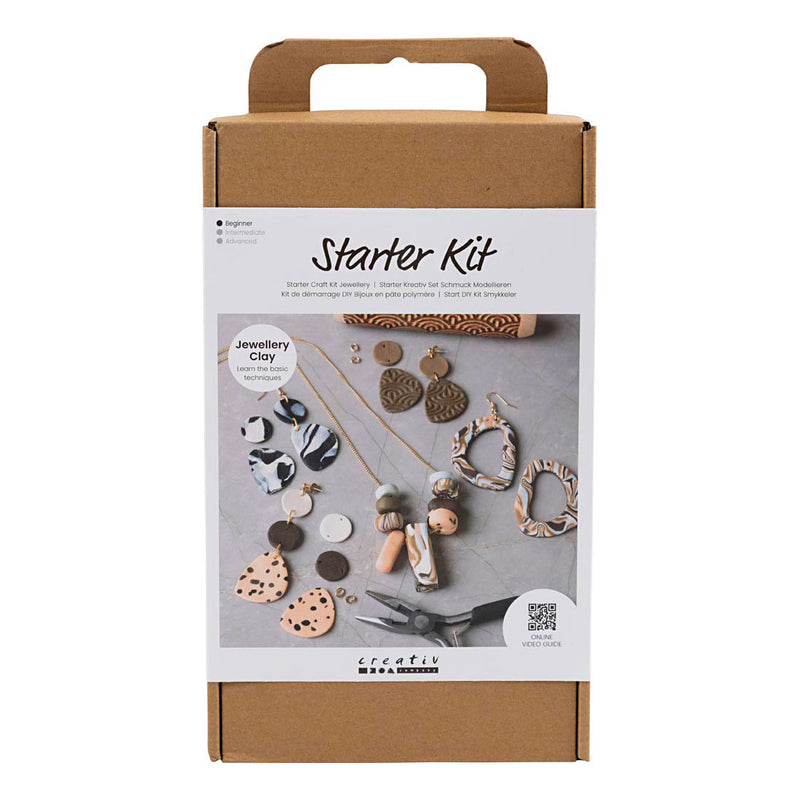 Afbeelding laden in galerijviewer, Creativ company starter hobbyset sieraden maken klei