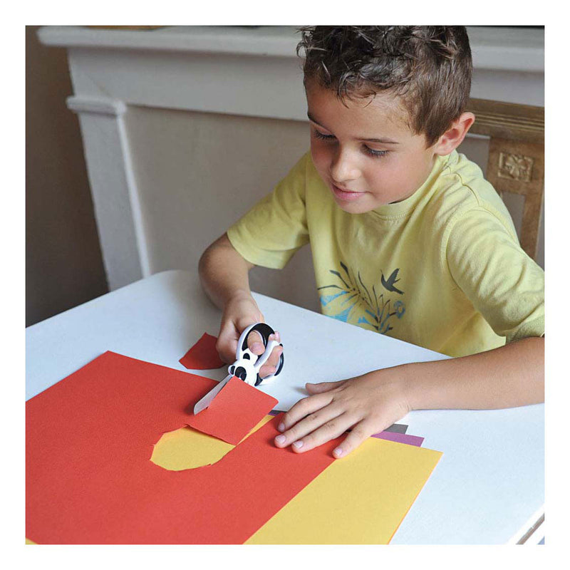 Chargez l'image dans la visionneuse de la galerie, Creativ company fiskars kinderschaar met dierenmotief panda - 13cm