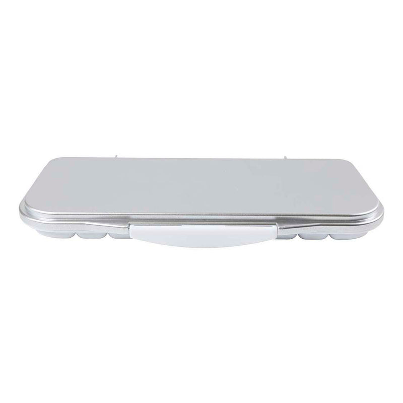 Load image into Gallery viewer, Creativ company schilderspalet met deksel, afm 27x12,7x2,3 cm, zilver, wit, 1 stuk
