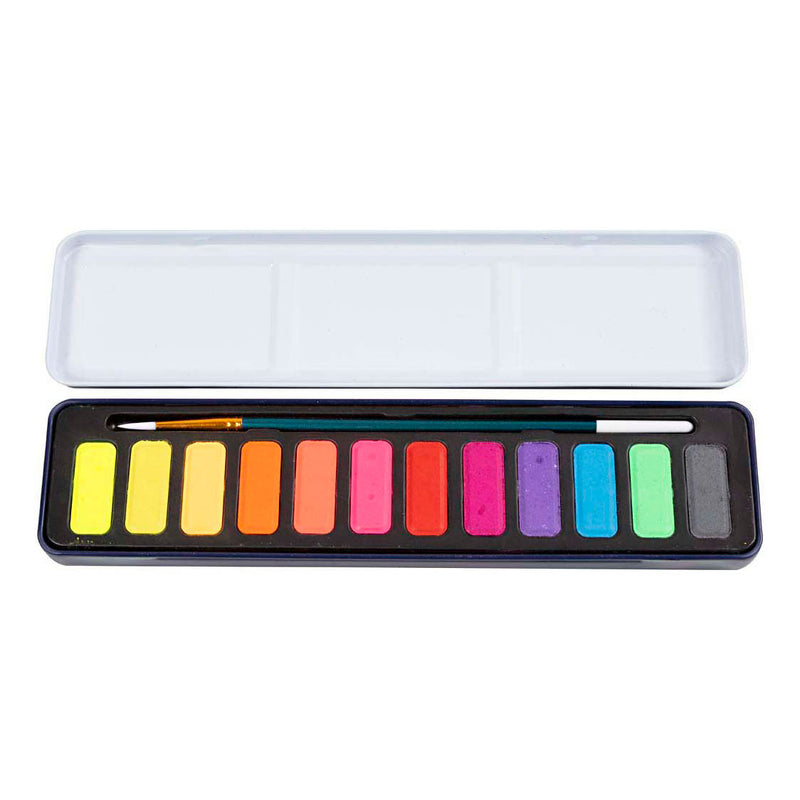 Afbeelding laden in galerijviewer, Creativ company cc aquarelset pastelkleuren 12 kleuren