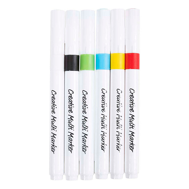 Afbeelding laden in galerijviewer, Creativ company creatieve multi stift 4mm diverse kleuren - 6st.