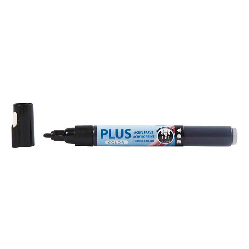 Afbeelding laden in galerijviewer, Creativ company plus color marker 1-2mm - zwart