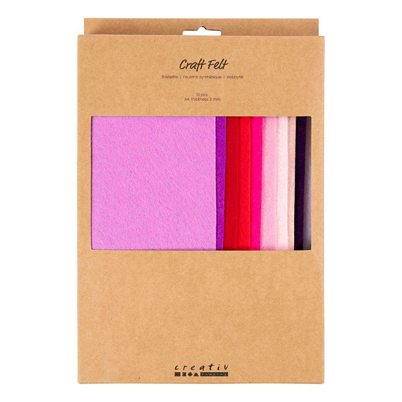 Chargez l'image dans la visionneuse de la galerie, Creativ company hobbyvilt a4 dikte 2mm paars en roze harmonie - 10st.