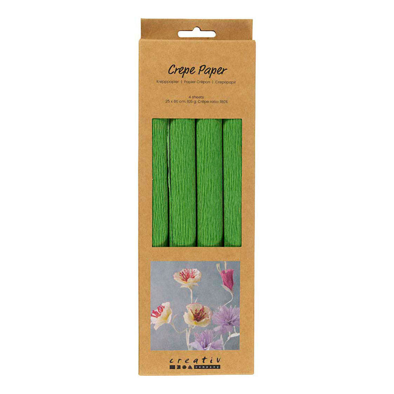 Afbeelding laden in galerijviewer, Creativ company crepepapier groen - 4st.