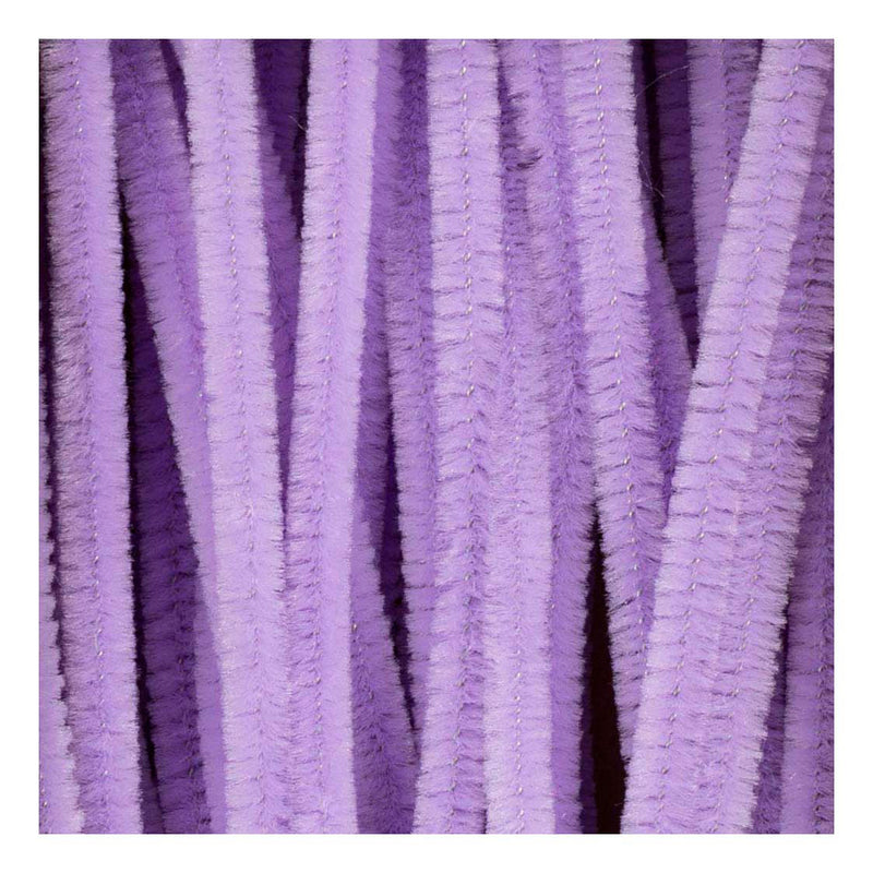 Chargez l'image dans la visionneuse de la galerie, Creativ company chenille 6mm x 30cm paars - 50st.