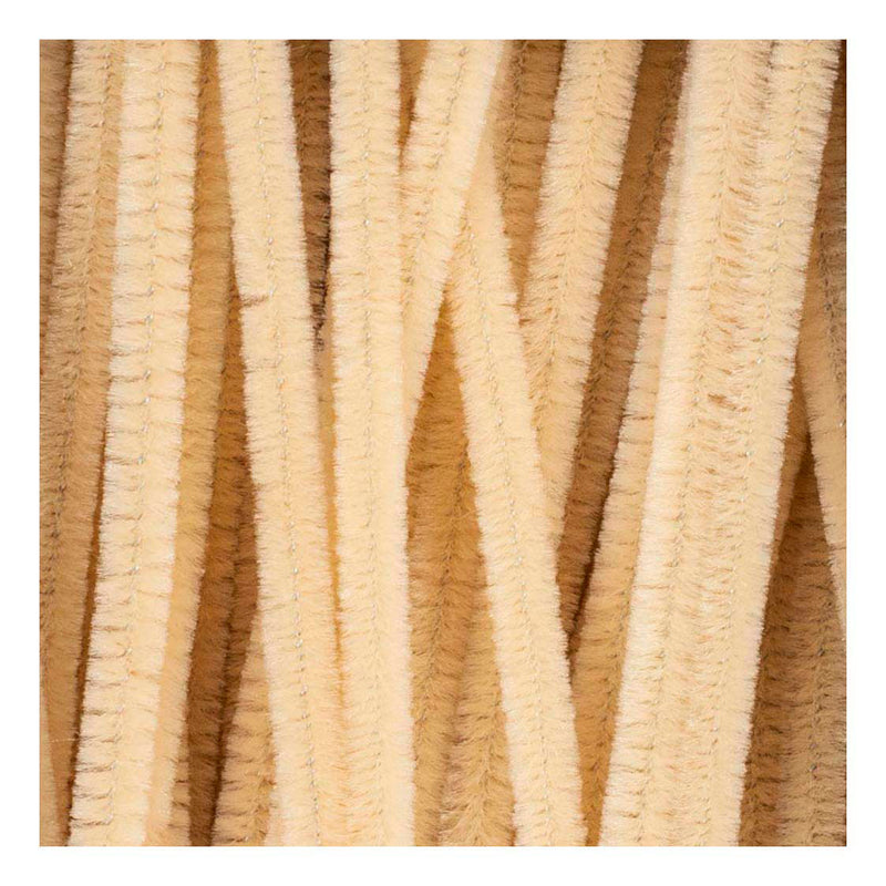 Load image into Gallery viewer, Creativ company chenille 6mm x 30cm beige - 50st.