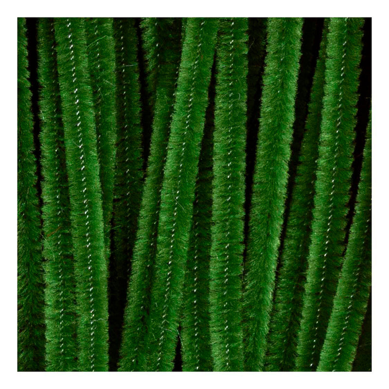 ギャラリービューアに画像をロードする, Creativ company chenille 6mm x 30cm dennegroen - 50st.