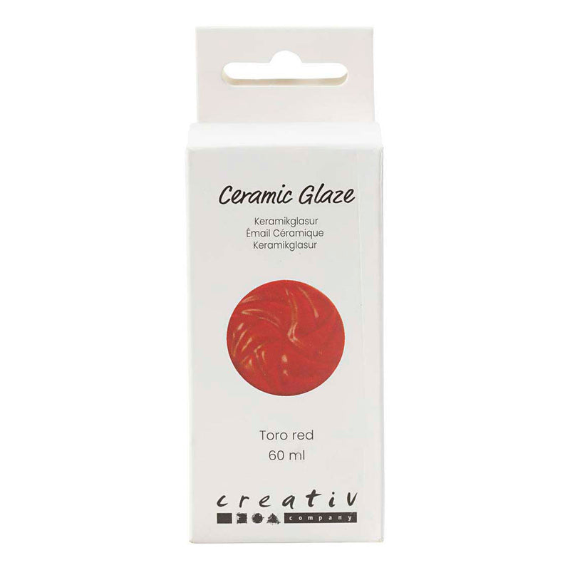 ギャラリービューアに画像をロードする, Creativ company keramiek glazuur 984-1101 c dekkend toro red - 60ml