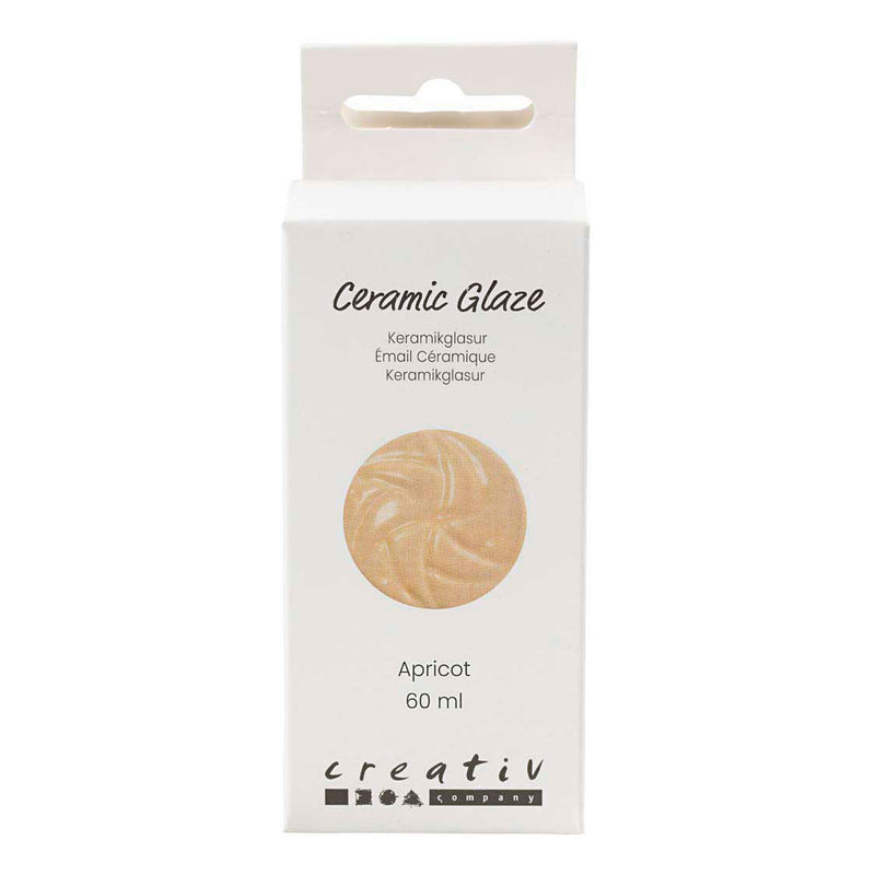 ギャラリービューアに画像をロードする, Creativ company keramiek glazuur 984-1101 c dekkend apricot - 60ml