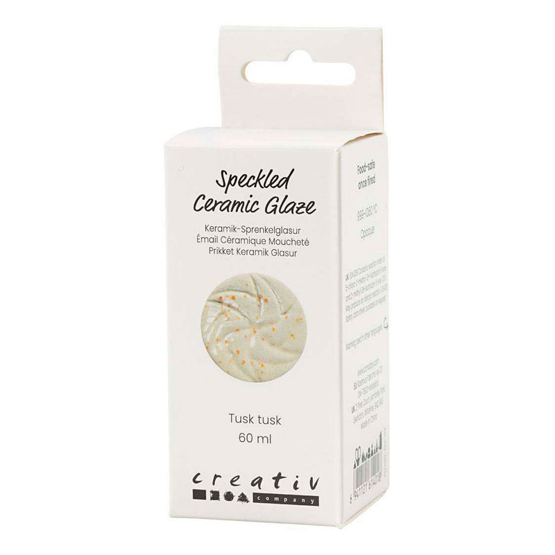Afbeelding laden in galerijviewer, Creativ company gespikkeld keramiek glazuur 999-1060 c dekkend tusk tusk - 60ml