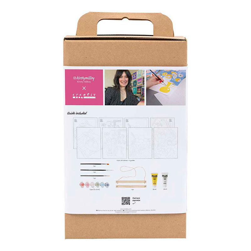 Afbeelding laden in galerijviewer, Creativ company hobbyset kleuren schilderen volgens cijfers acrylverf