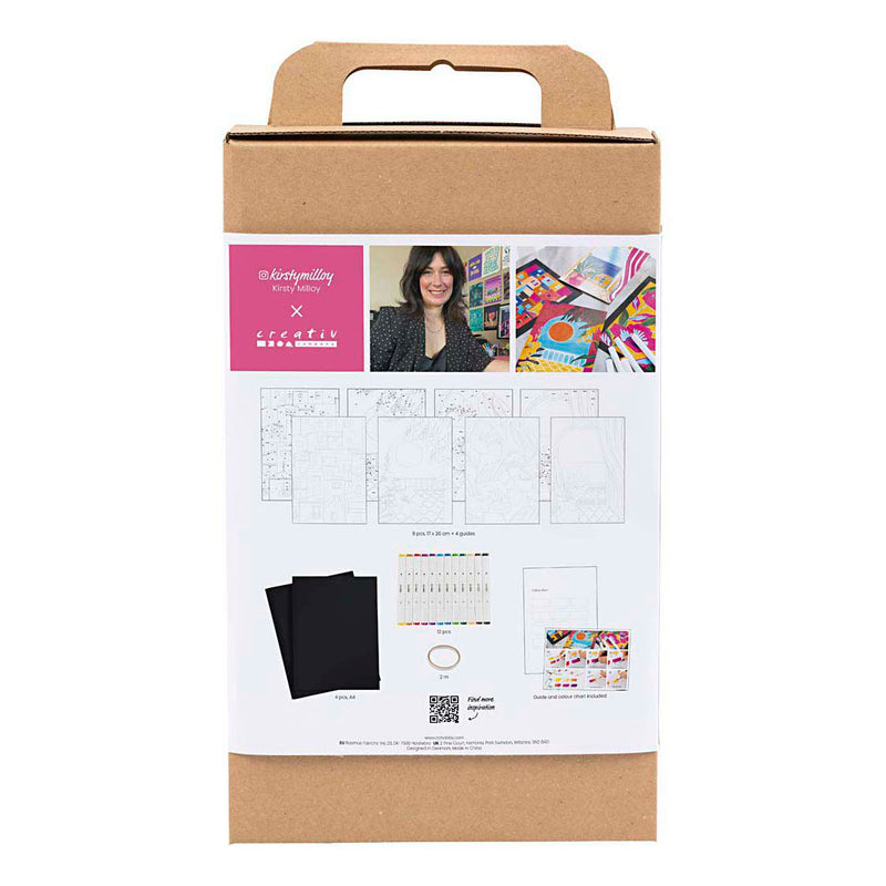 Afbeelding laden in galerijviewer, Creativ company hobbyset kleuren schilderen volgens cijfers markeerstiften