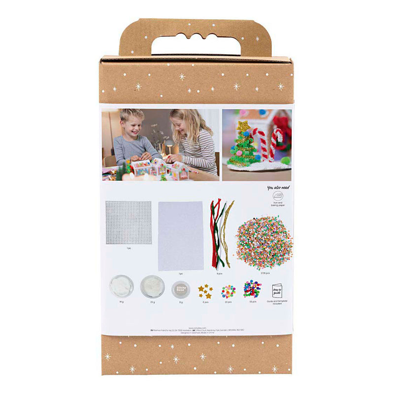 Afbeelding laden in galerijviewer, Creativ company hobbyset strijkkralen kersthuisje