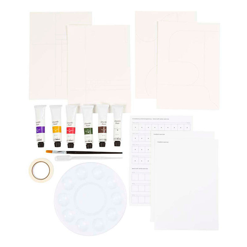 Cargue la imagen en el visor de la galería, Creativ company http: www.cchobby.nl hobbyset-gouache-schilderijen-diverse-kleuren-1-doos