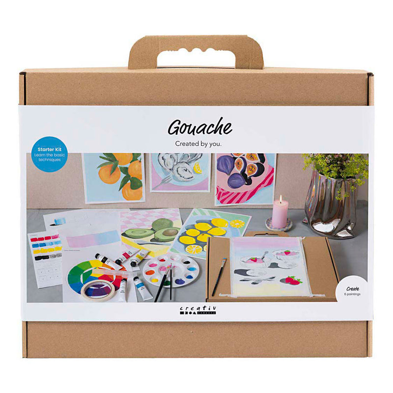Load image into Gallery viewer, Creativ company starter hobbyset gouache schilderijen
