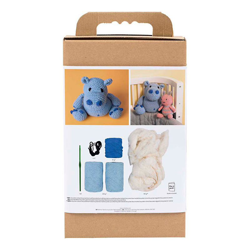 Afbeelding laden in galerijviewer, Creativ company hobbyset amigurumi nijlpaard