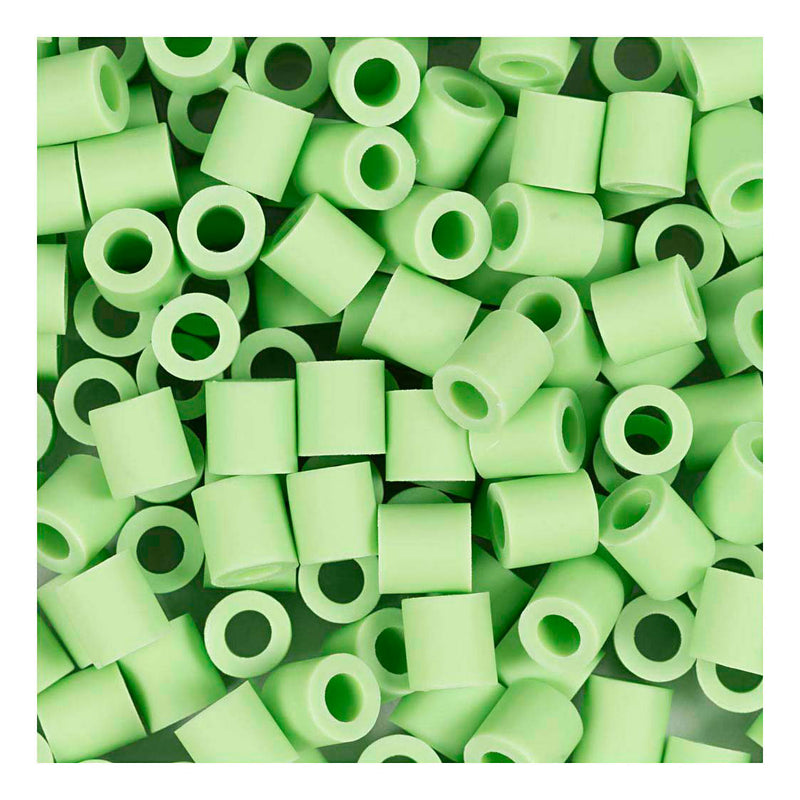 Chargez l'image dans la visionneuse de la galerie, Creativ company https: www.cchobby.nl biobeads-van-nabbi-afm-5x5-mm-gatgrootte-2-5-mm-medium-pastel-groen-1000-stuk-1-doos