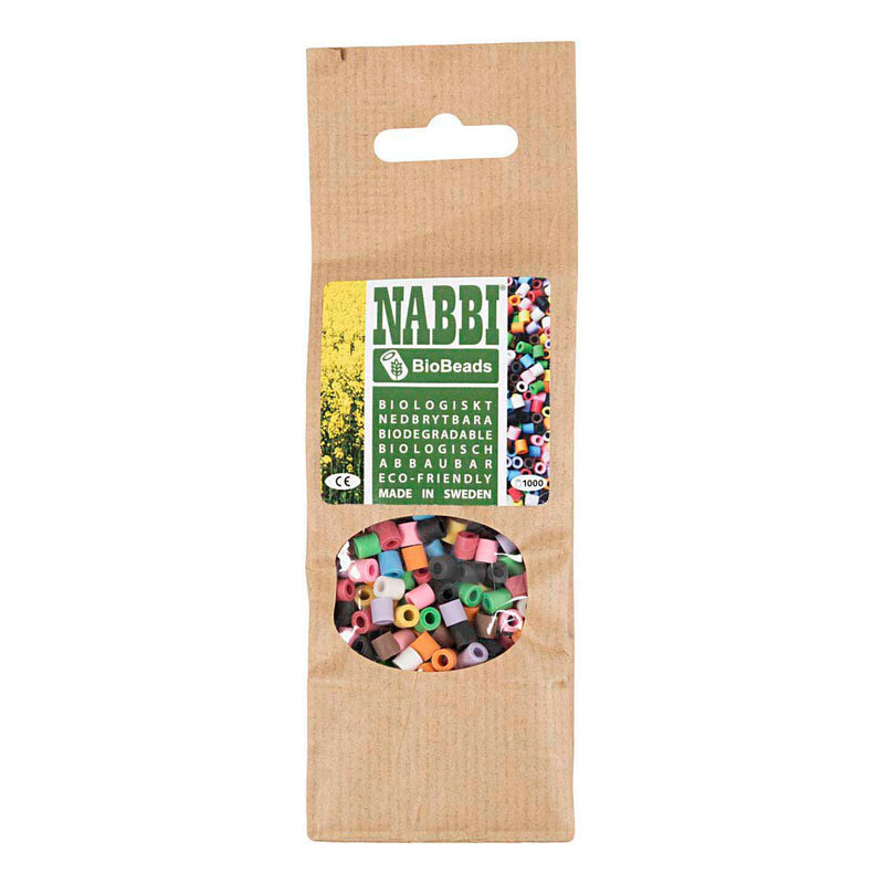 Afbeelding laden in galerijviewer, Creativ company nabbi biobeads 5x5mm diverse kleuren - 1000st.